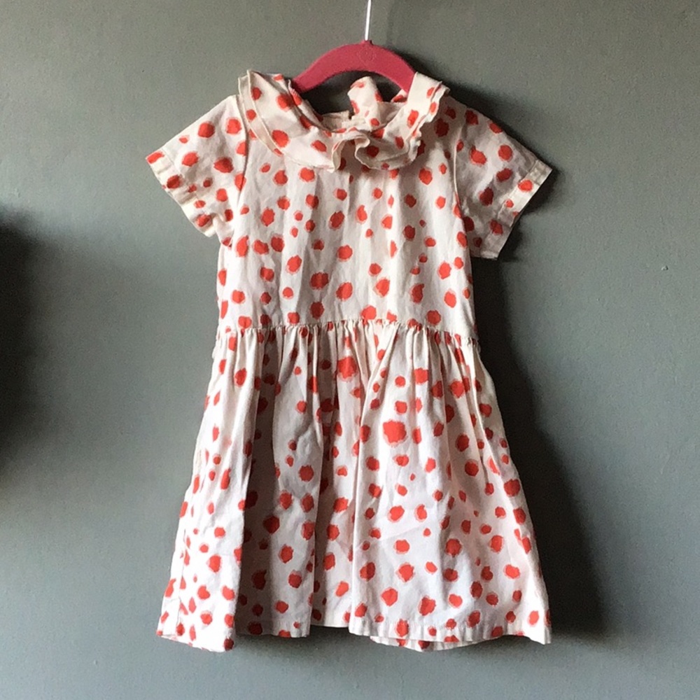 Mini Rodini spotty ruffle dress